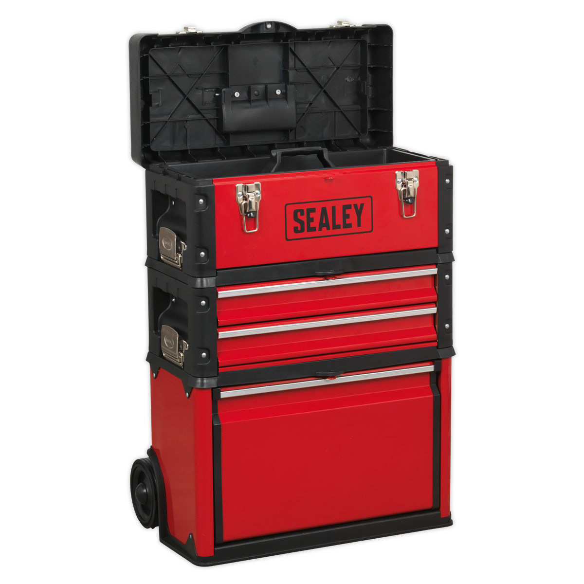 Sealey AP548 Mobile Steel/Composite Toolbox - 3 Compartment