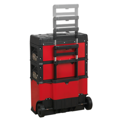 Sealey AP548 Mobile Steel/Composite Toolbox - 3 Compartment