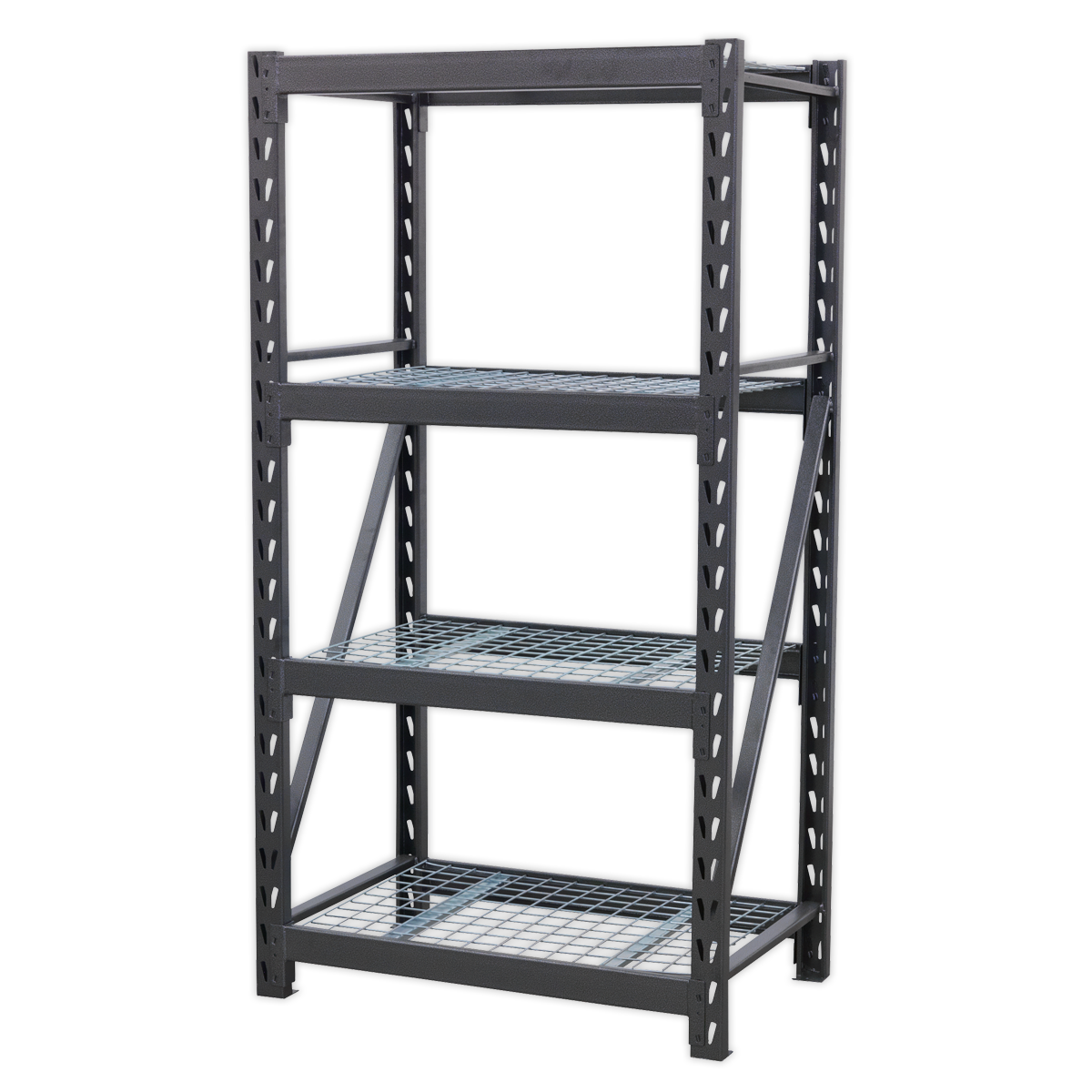 Sealey AP6372 Heavy-Duty Racking Unit with 4 Mesh Shelves 640kg Capacity Per Level 978mm