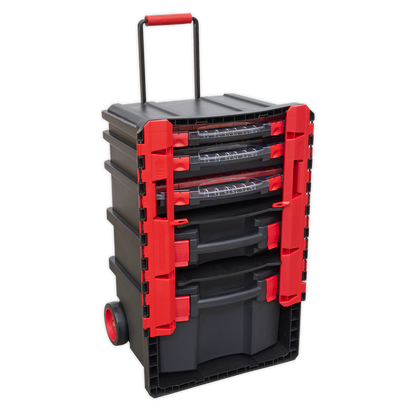 Sealey AP860 Professional Mobile Toolbox with 5 Removable Storage Cases