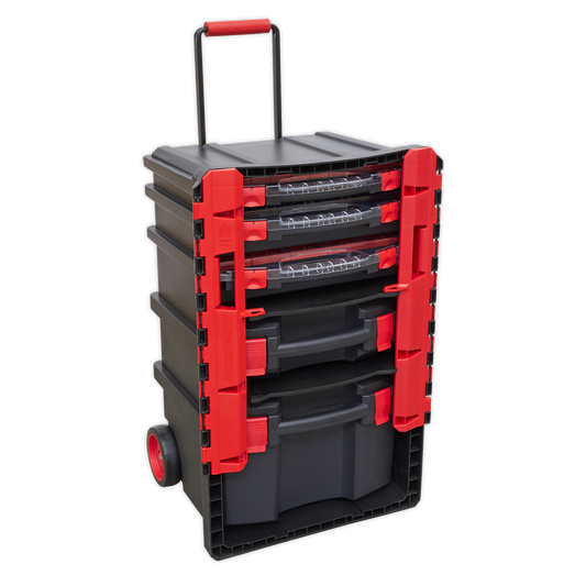 Sealey AP860 Professional Mobile Toolbox with 5 Removable Storage Cases