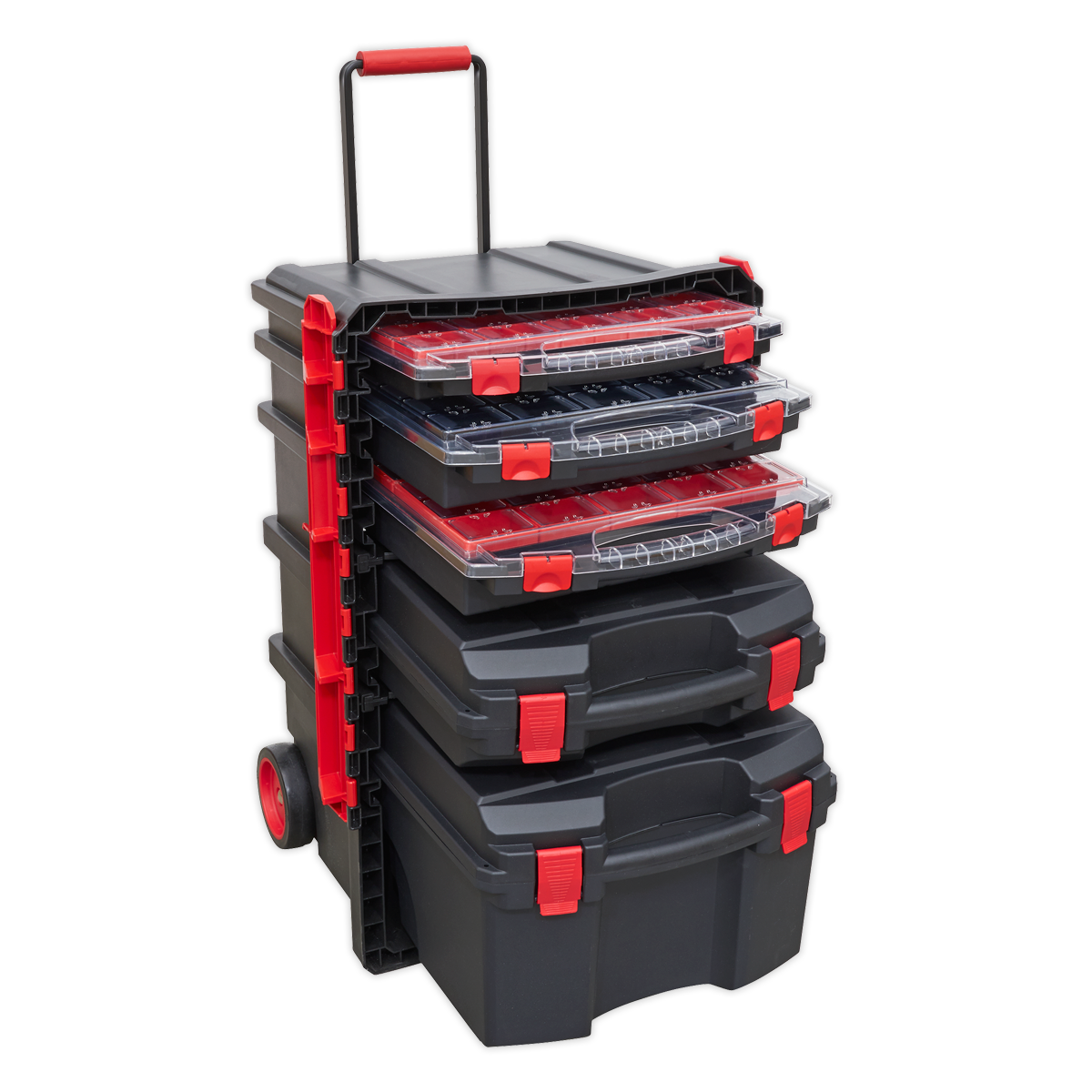 Sealey AP860 Professional Mobile Toolbox with 5 Removable Storage Cases