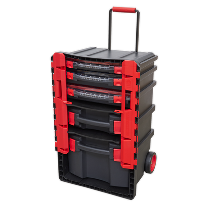 Sealey AP860 Professional Mobile Toolbox with 5 Removable Storage Cases