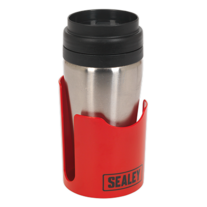 Sealey APCH Magnetic Cup/Can Holder - Red