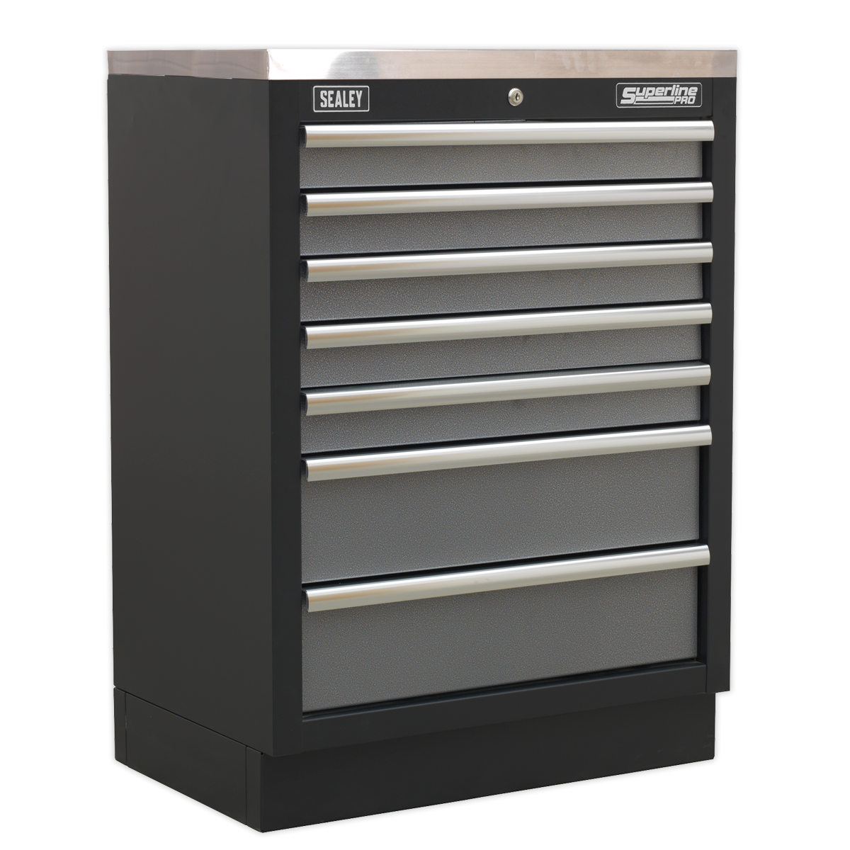 Sealey APMSSTACK07SS Superline PRO® 2m Storage System - Stainless Worktop