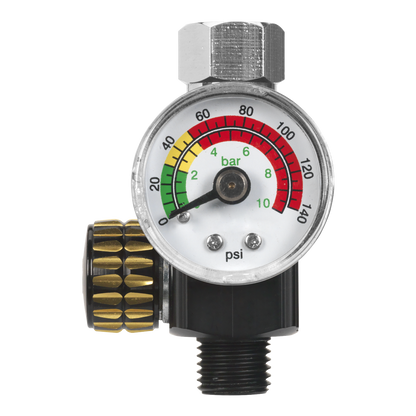 Sealey AR01 On-Gun Air Pressure Regulator/Gauge