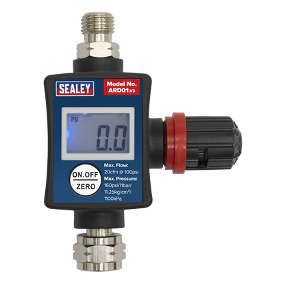 Sealey ARD01 On-Gun Digital Pressure Regulator/Gauge