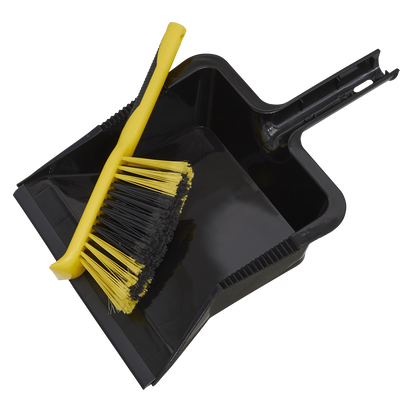 Sealey BM04HX Bulldozer Yard Dustpan & Brush Set