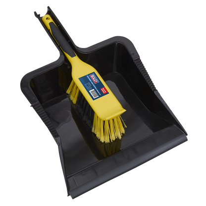 Sealey BM04HX Bulldozer Yard Dustpan & Brush Set