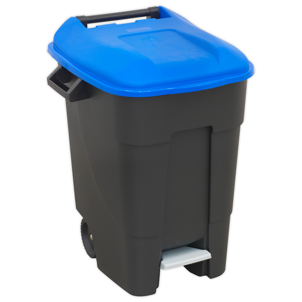 Sealey BM100PB Refuse/Wheelie Bin with Foot Pedal 100L - Blue