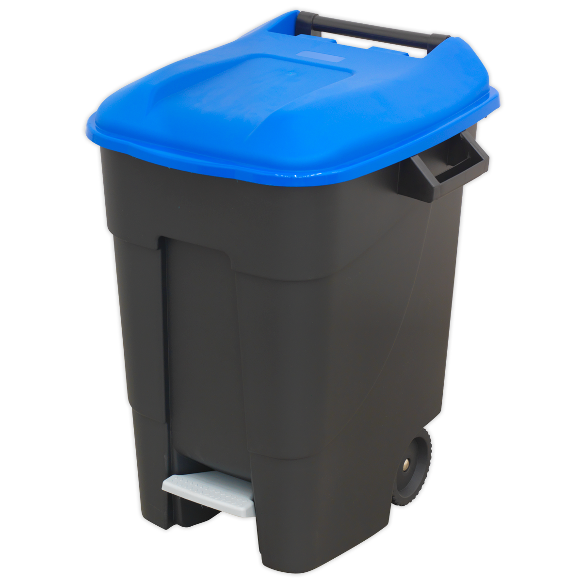 Sealey BM100PB Refuse/Wheelie Bin with Foot Pedal 100L - Blue