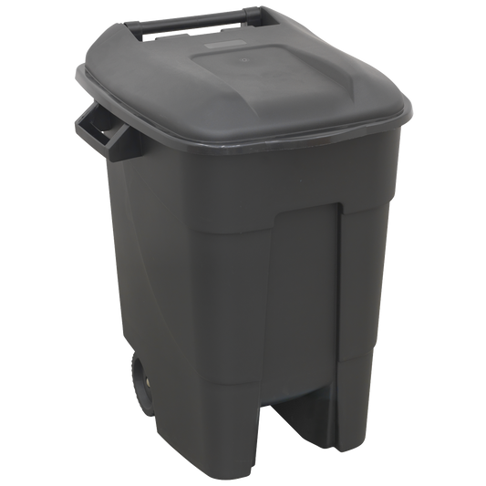 Sealey BM100 Refuse/Wheelie Bin 100L - Black