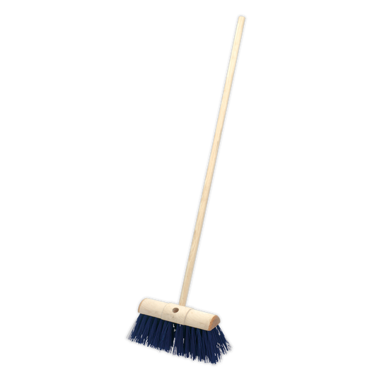 Sealey BM13H Yard Broom 13"(325mm) Stiff/Hard Bristle