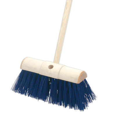 Sealey BM13H Yard Broom 13"(325mm) Stiff/Hard Bristle