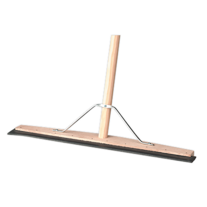 Sealey BM24RS Rubber Floor Squeegee 24"(600mm) with Wooden Handle