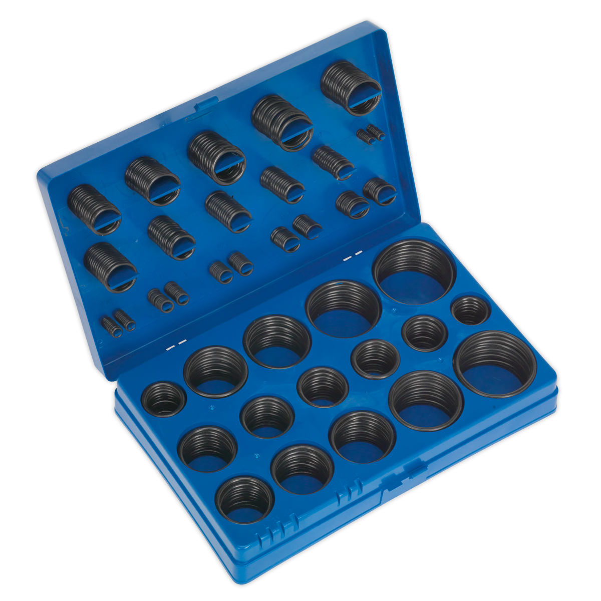 Sealey BOR407 Rubber O-Ring Assortment 407pc - Imperial