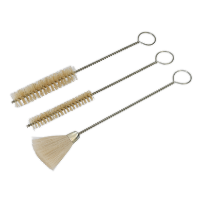 Sealey BSGC/3 Spray Gun Cleaning Brush Set 3pc