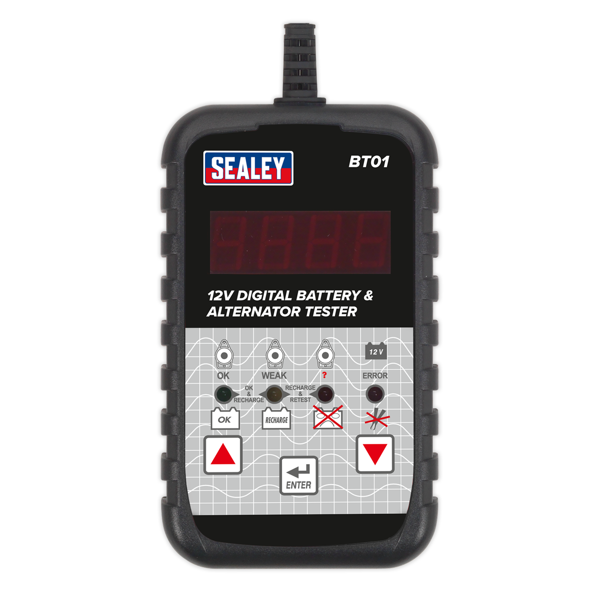 Sealey BT01 Digital Battery & Alternator Tester 12V