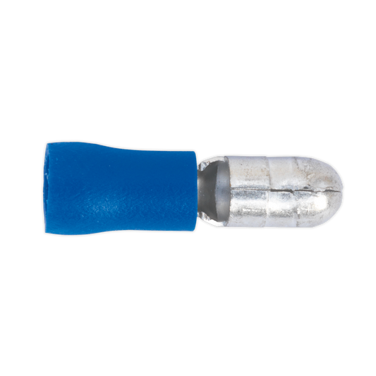 Sealey BT11 Bullet Terminal Ø5mm Male Blue Pack of 100