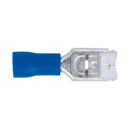 Sealey BT17 Piggy-Back Terminal 6.3mm Blue Pack of 100