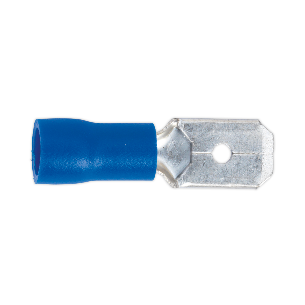 Sealey BT21 Push-On Terminal 6.3mm Male Blue Pack of 100