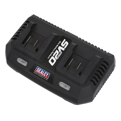 Sealey CP20VMC2 Dual Battery Charger 20V SV20 Series Lithium-ion