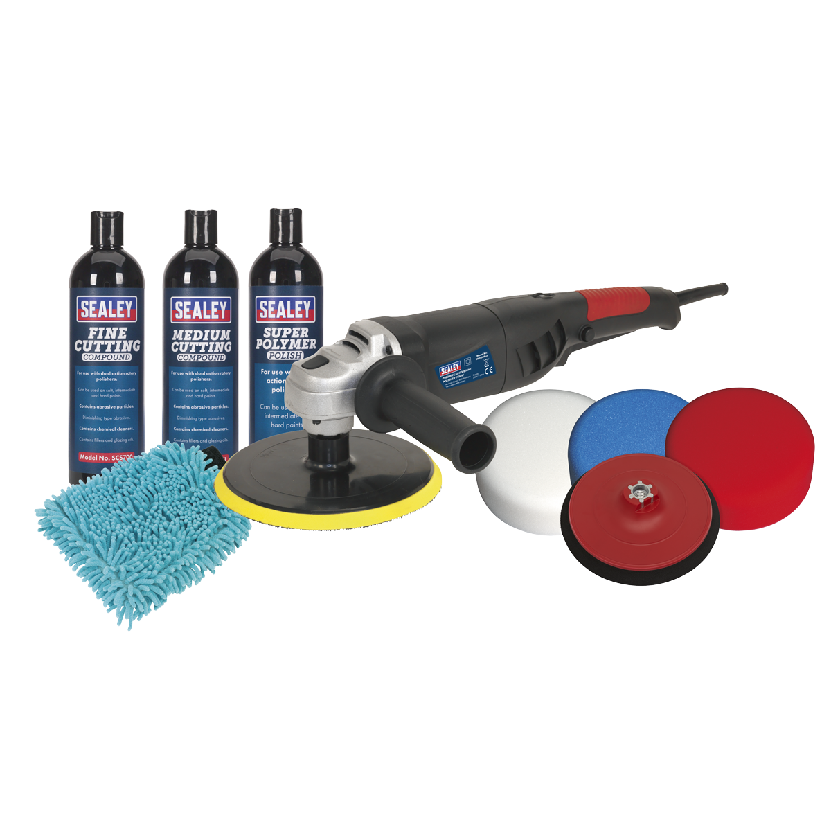 Sealey CPK05 Ø180mm Pro Polishing & Compounding Kit 1100W/230V