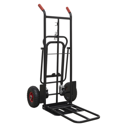 Sealey CST989HD Heavy-Duty 3-in-1 Sack Truck with PU Tyres 300kg Capacity