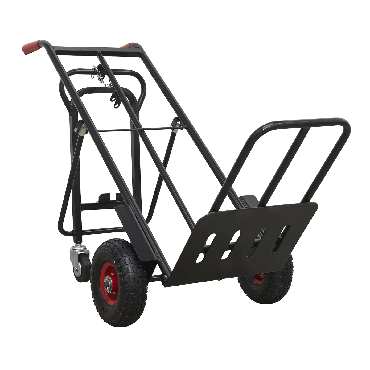 Sealey CST989HD Heavy-Duty 3-in-1 Sack Truck with PU Tyres 300kg Capacity