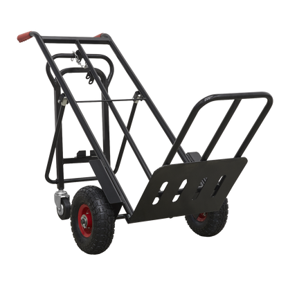 Sealey CST989HD Heavy-Duty 3-in-1 Sack Truck with PU Tyres 300kg Capacity