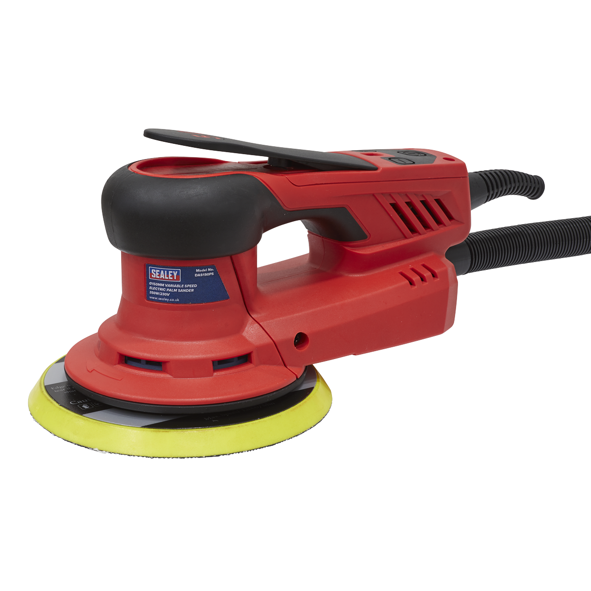 Sealey DAS150PS Electric Palm Sander Ø150mm Variable Speed 350W