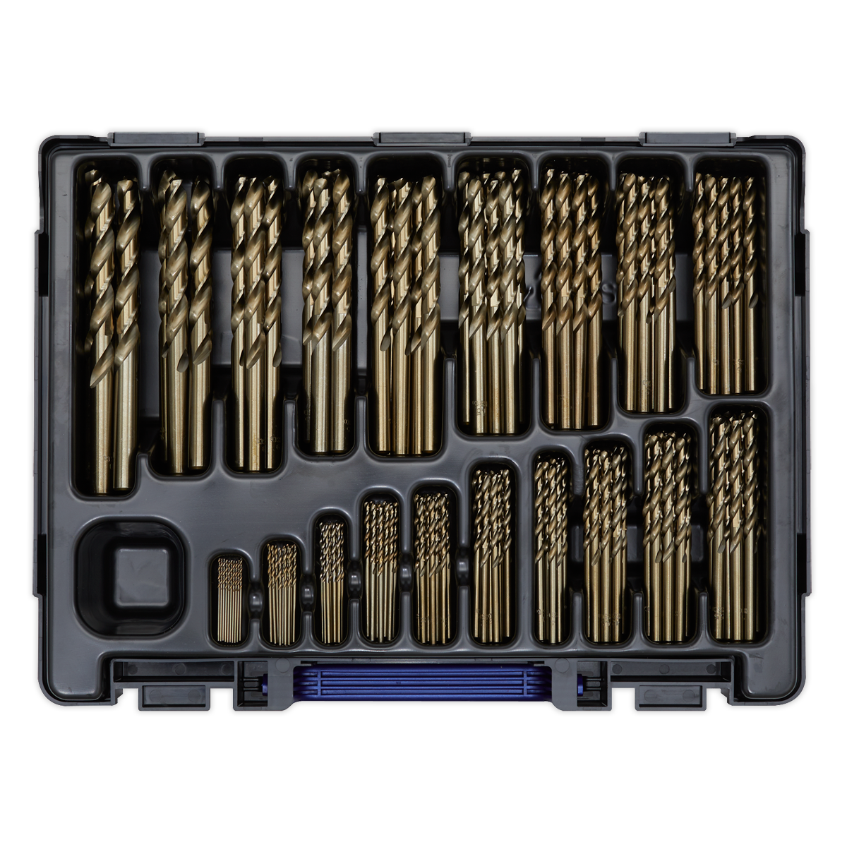 Sealey DBS170CB HSS Cobalt Fully Ground Drill Bit Assortment 170pc Ø1-10mm