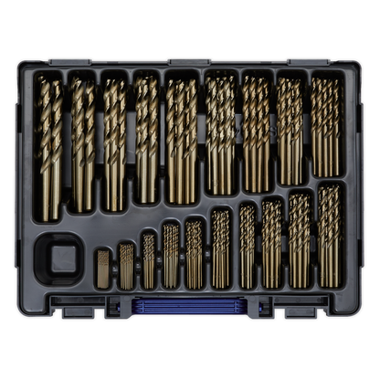 Sealey DBS170CB HSS Cobalt Fully Ground Drill Bit Assortment 170pc Ø1-10mm