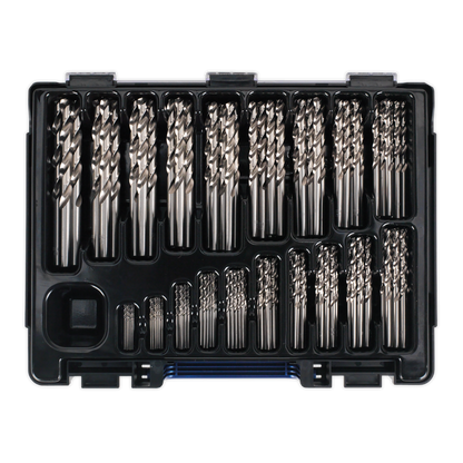 Sealey DBS170FG HSS Fully Ground Drill Bit Assortment 170pc Ø1-10mm