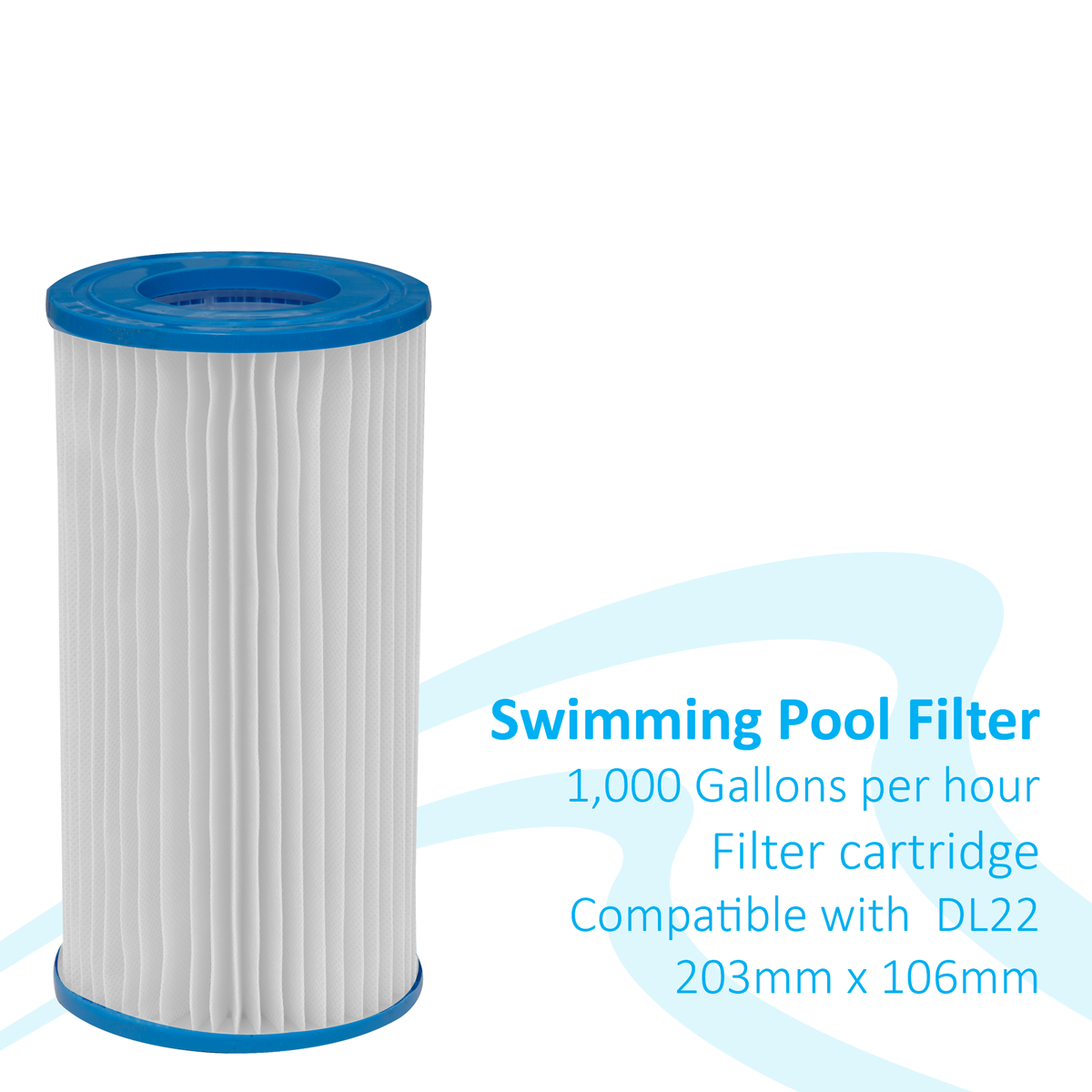 Dellonda DL48 Swimming Pool Filter Cartridge Use For DL22