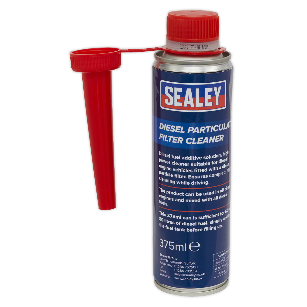 Sealey DPFPC375 DPF Diesel Particulate Filter Cleaner 375ml