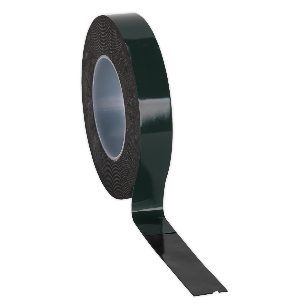 Sealey DSTG2510 Double-Sided Adhesive Foam Tape 25mm x 10m Green Backing