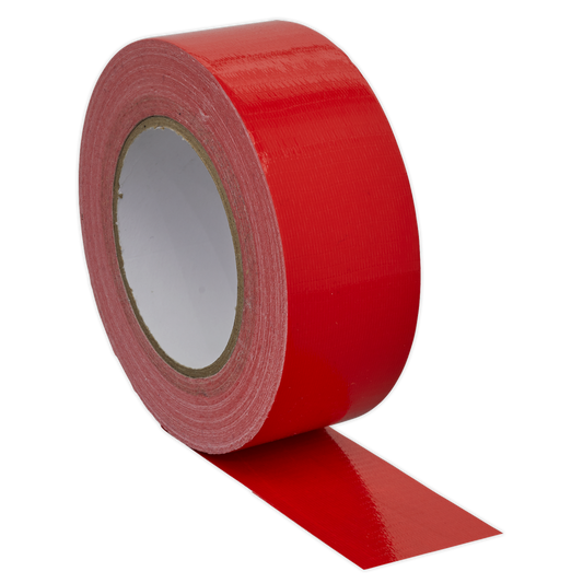 Sealey DTR Duct Tape 50mm x 50m Red