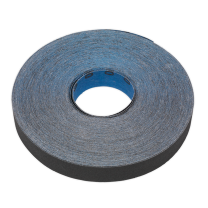 Sealey ER2525120 Emery Roll Blue Twill 25mm x 25m 120Grit