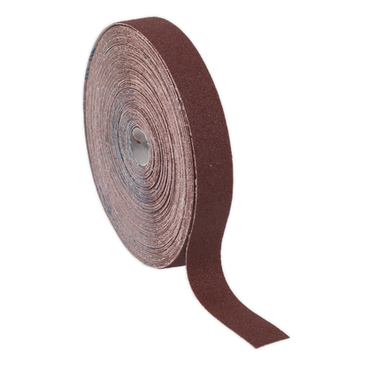 Sealey ERB2550120 Emery Roll Brown 25mm x 50m 120Grit