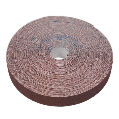 Sealey ERB255080 Emery Roll Brown 25mm x 50m 80Grit