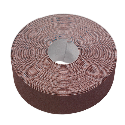 Sealey ERB5050120 Emery Roll Brown 50mm x 50m 120Grit