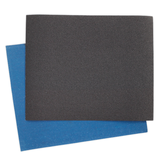 Sealey ES2328150 Emery Sheet Blue Twill 230 x 280mm 150Grit Pack of 25