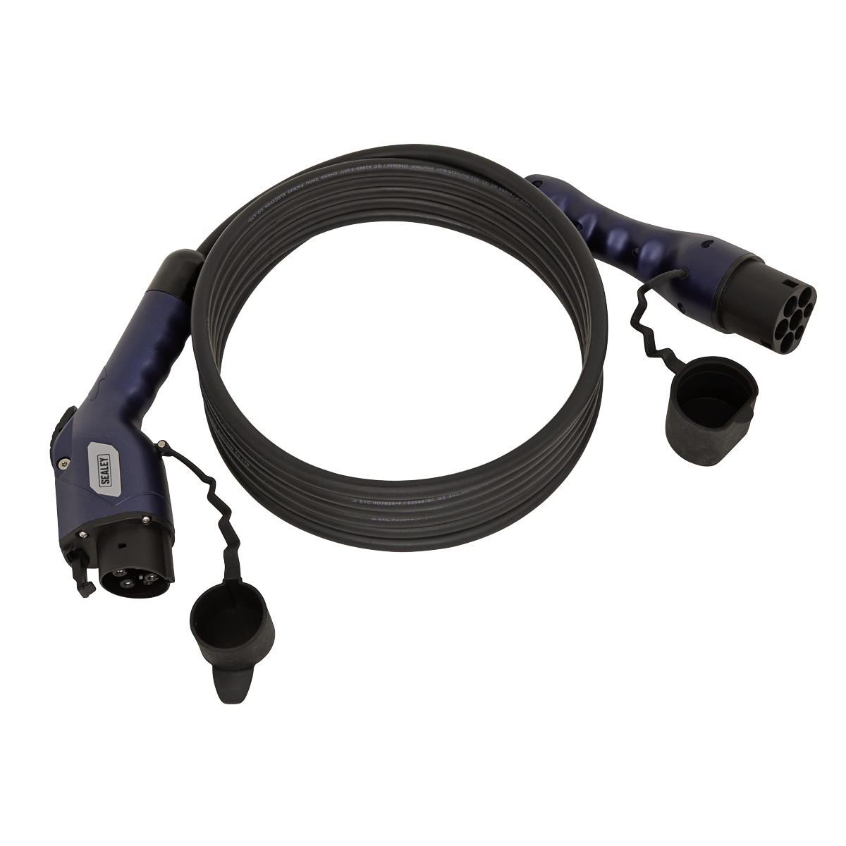 Sealey EVCC1216 EV Charging Cable Type 1 to Type 2 16A (3.7KW) 5m