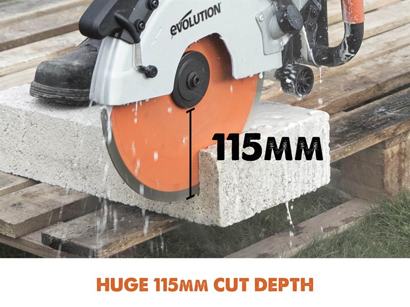 Evolution R300DCT 300mm Disc Cutter + Blade 1600W 110V