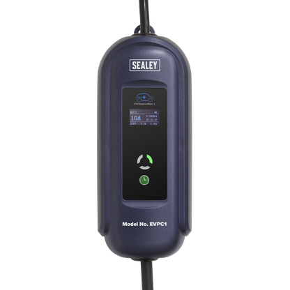 Sealey EVPC1 Portable EV Charger Type 1 to UK 10A (2.3KW) 5m Cable