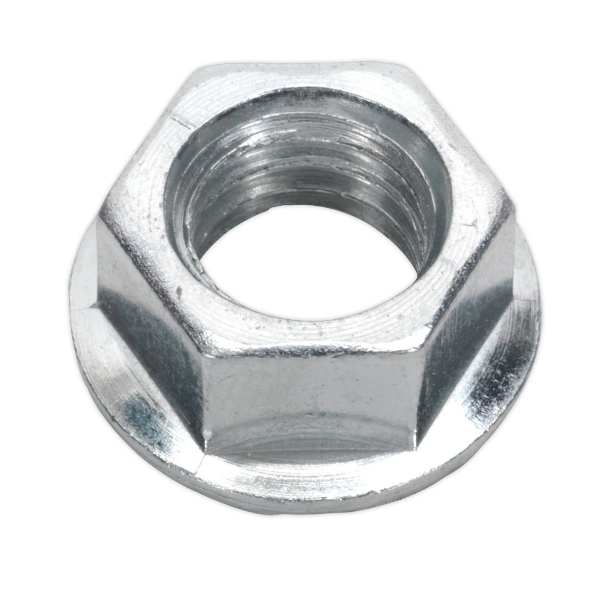 Sealey FN10 Flange Nut Serrated M10 Zinc Pack of 100