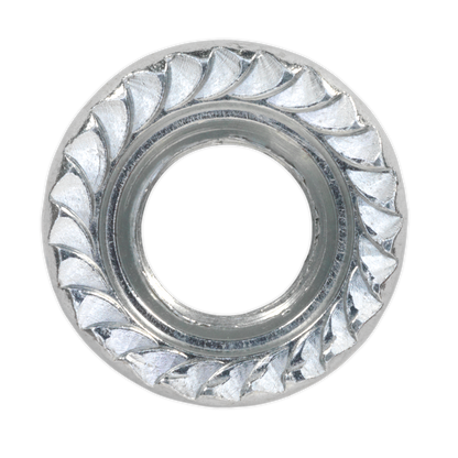 Sealey FN10 Flange Nut Serrated M10 Zinc Pack of 100