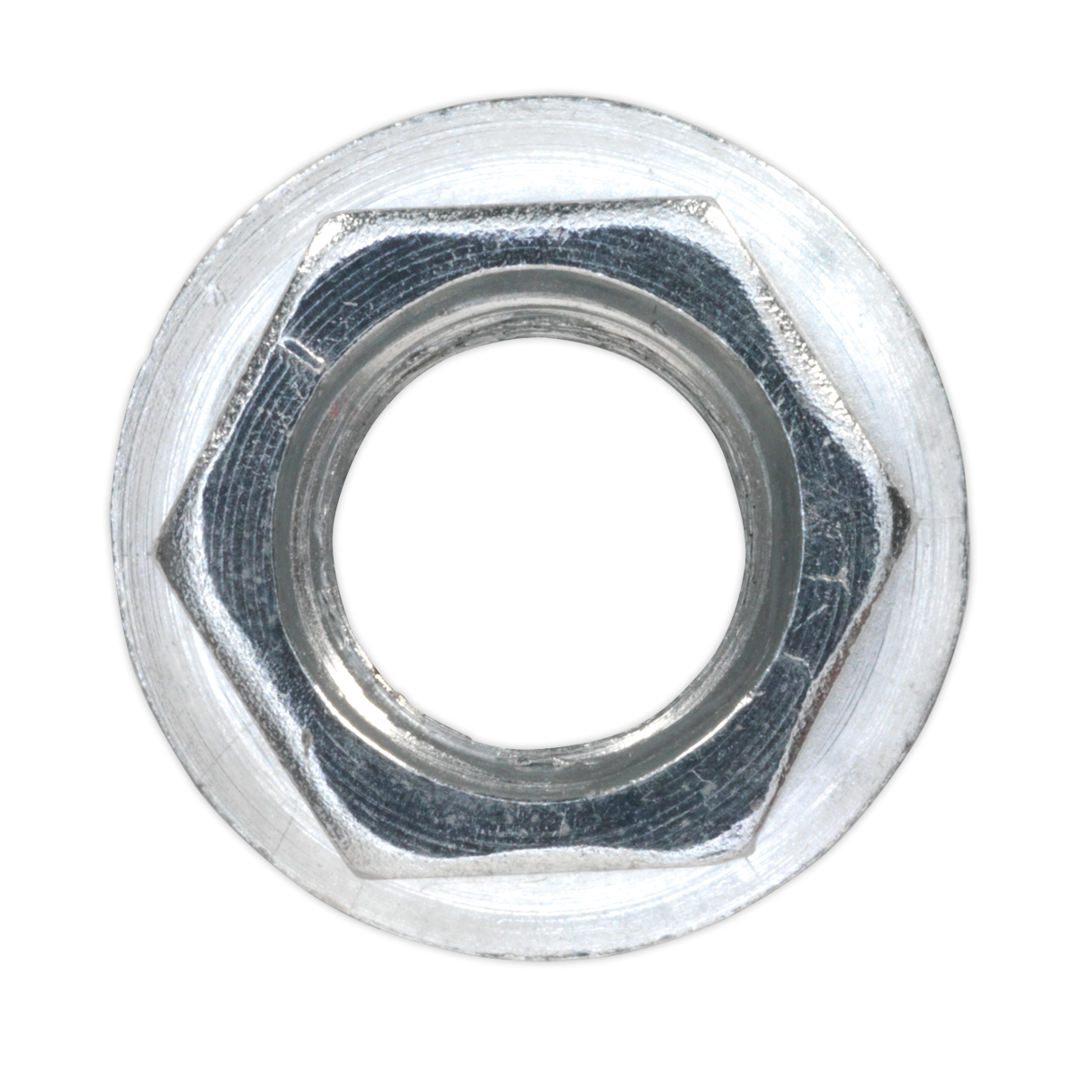 Sealey FN10 Flange Nut Serrated M10 Zinc Pack of 100