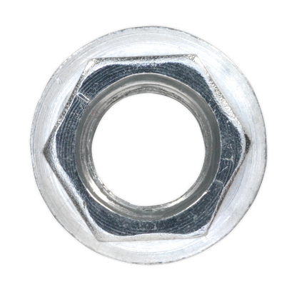 Sealey FN10 Flange Nut Serrated M10 Zinc Pack of 100